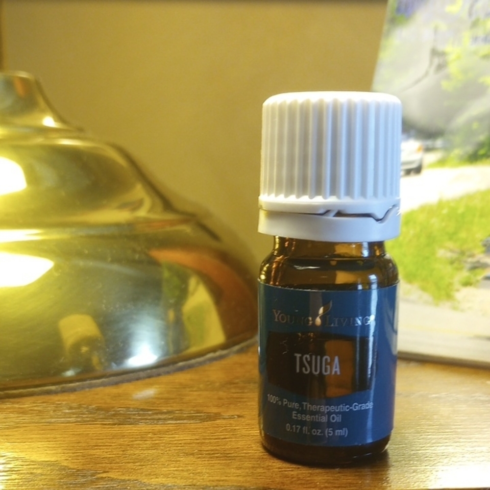 Young Living Tsuga Essential Oil - Blue and White - Picture 3 of 4